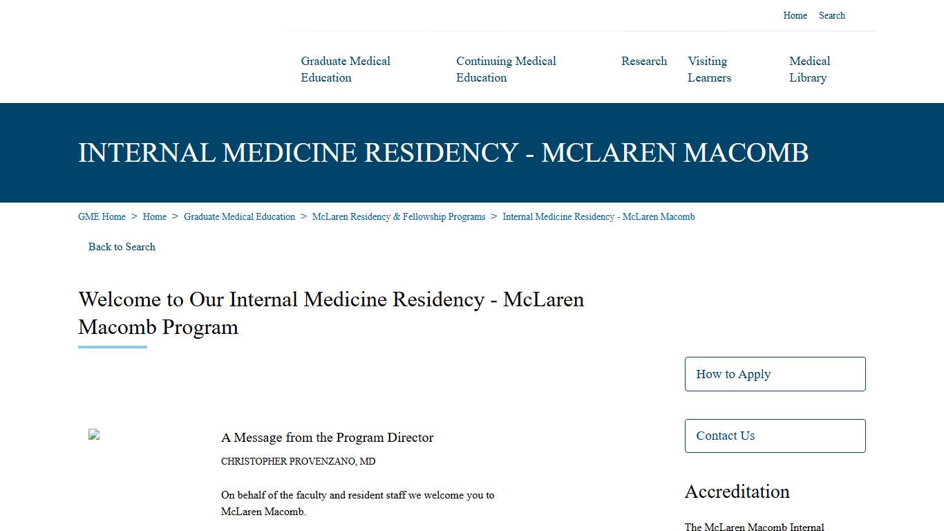 McLaren Residency & Fellowship Programs
